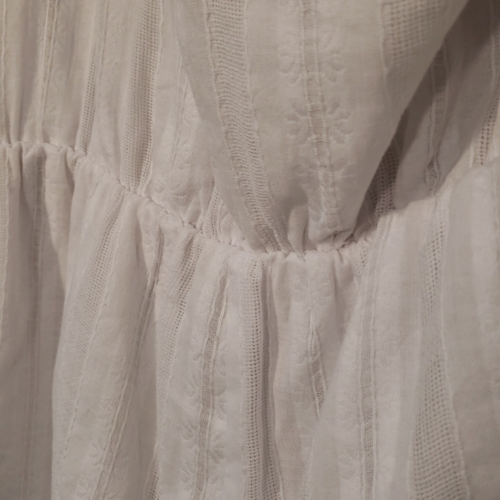 BCBGeneration Romper Pockets White One Shoulder - Picture 6 of 7